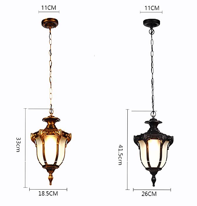 Lampa Pendant Classical Hanging Chandelier Light me LED Bulb