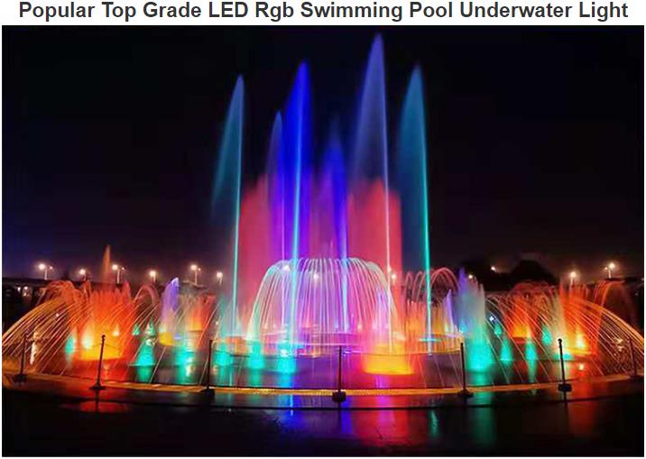 LED Rgb Popular Top Grade Swimming Pool Underwater Light