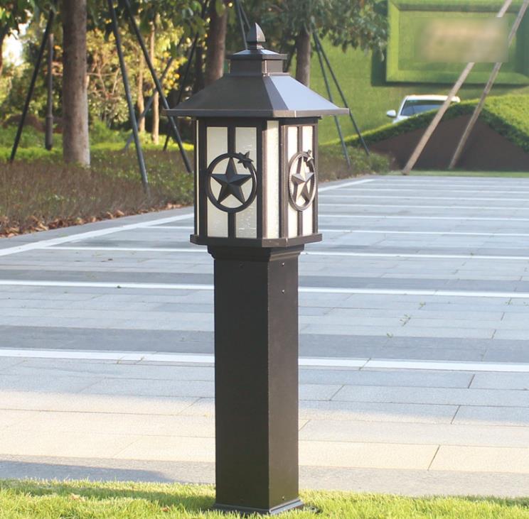 Lampa e shtypur jashtë, lampa moderne e parkut të banesës së kopshtit